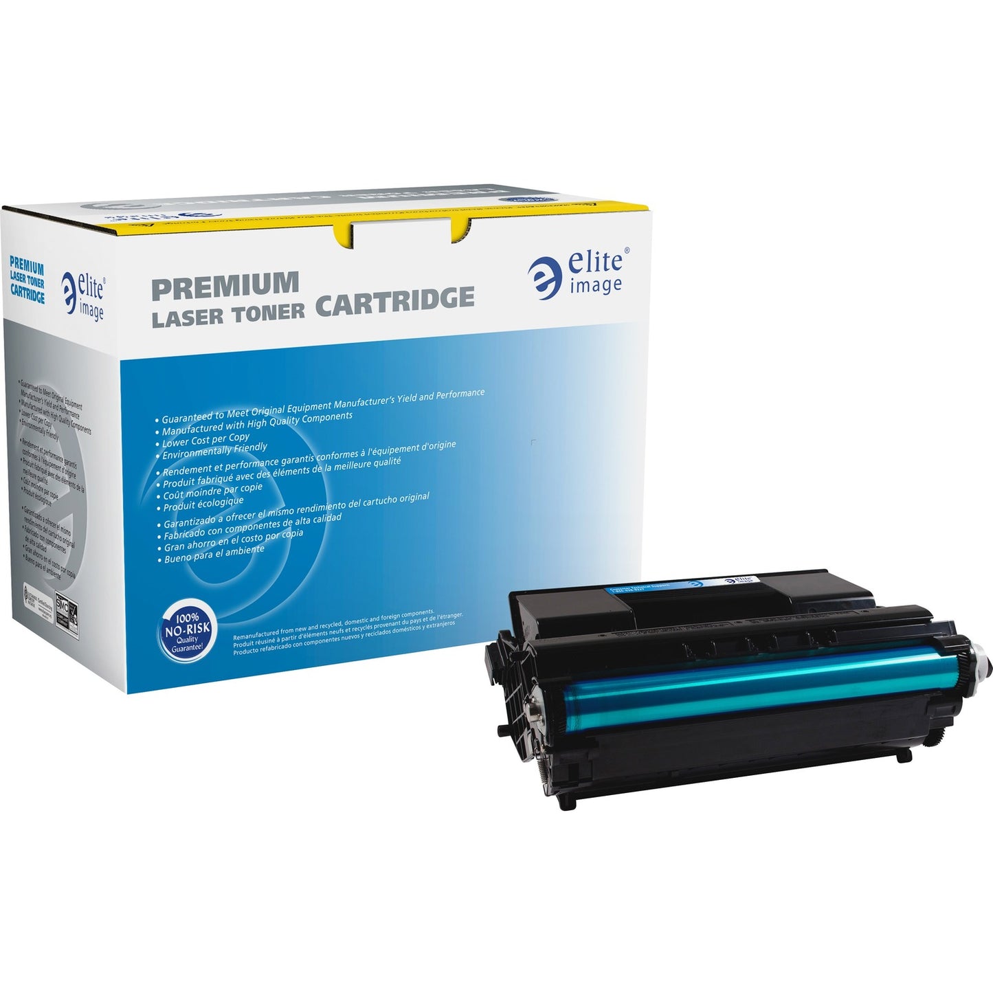 Elite Image LED Toner Cartridge - Alternative for Okidata - Black - 1 Each (76227)
