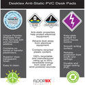  Anti-Static Desk Pad - 20" x 36" (FBDE32036V)