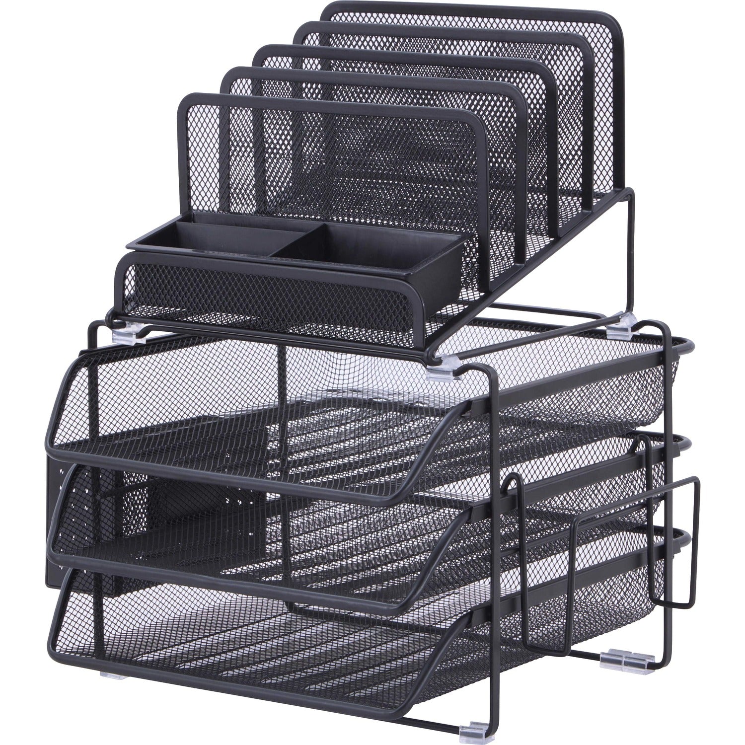 Lorell Divided 4-tier Desktop Organizer (95251)