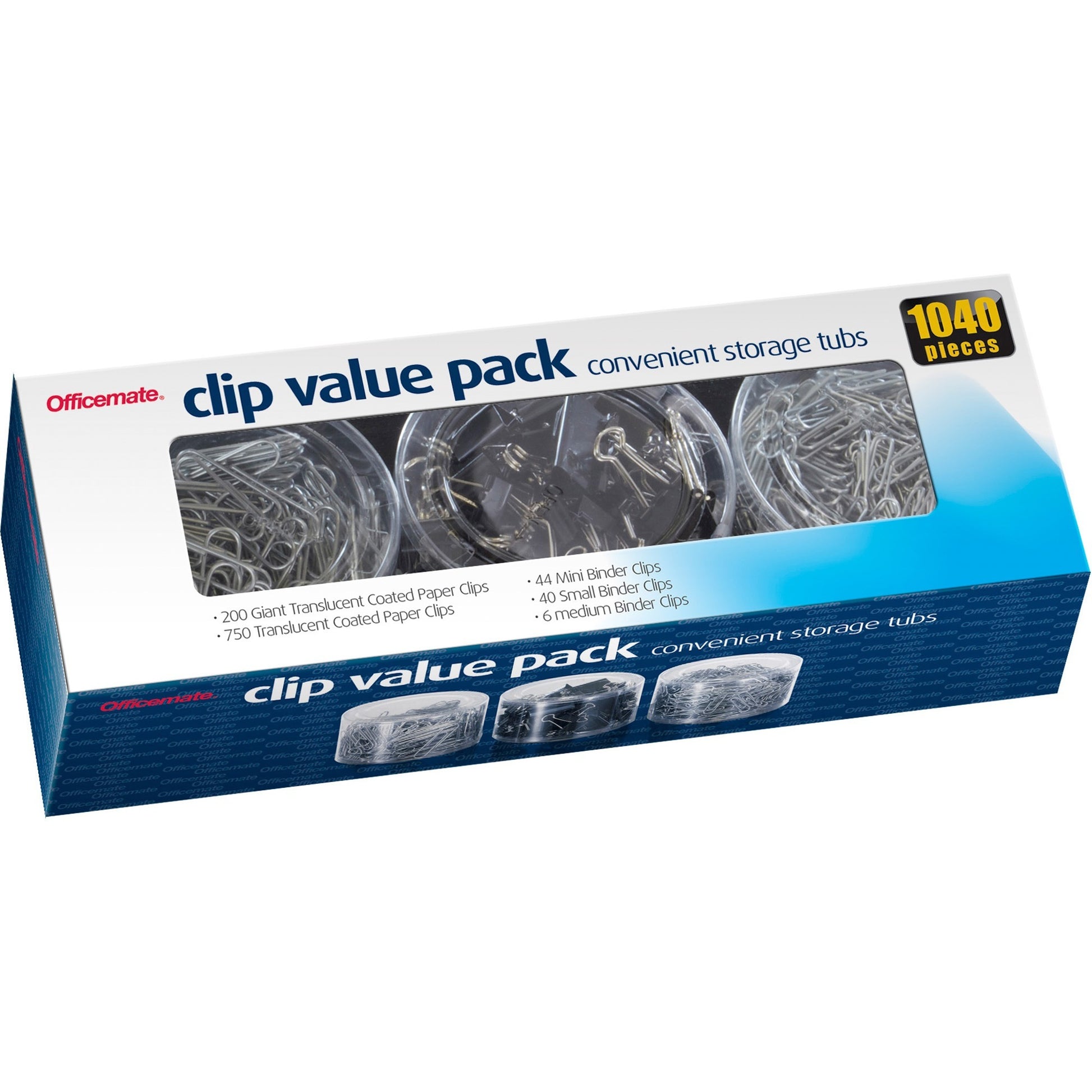 Officemate Clip Value Pack (97300)