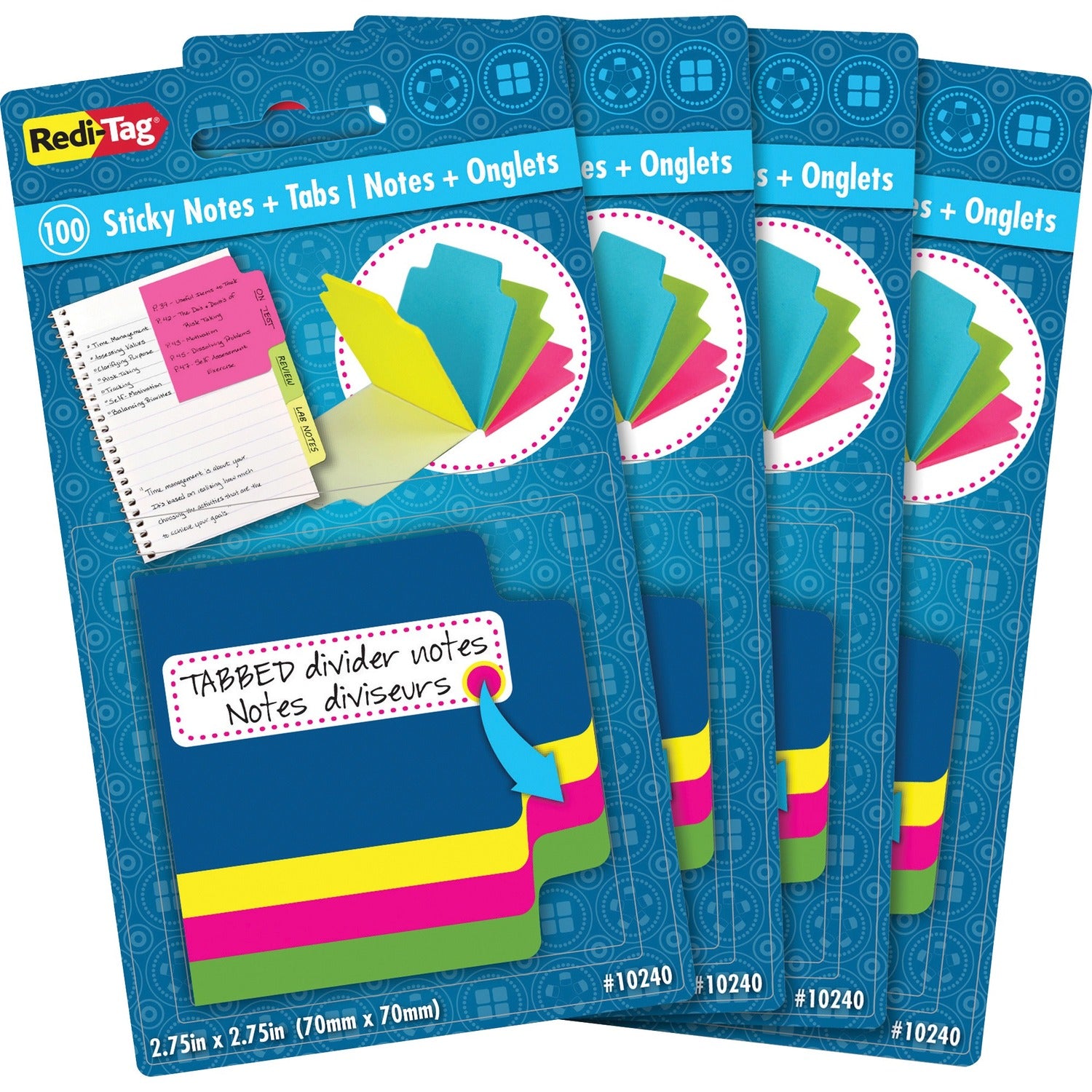 Redi-Tag Tabbed Divider Notes (10247)