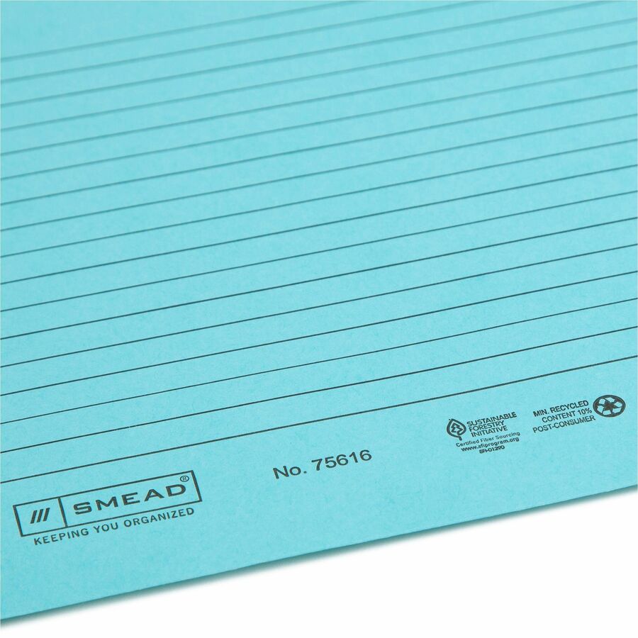 Smead Straight Tab Cut Letter Recycled File Jacket (75616)