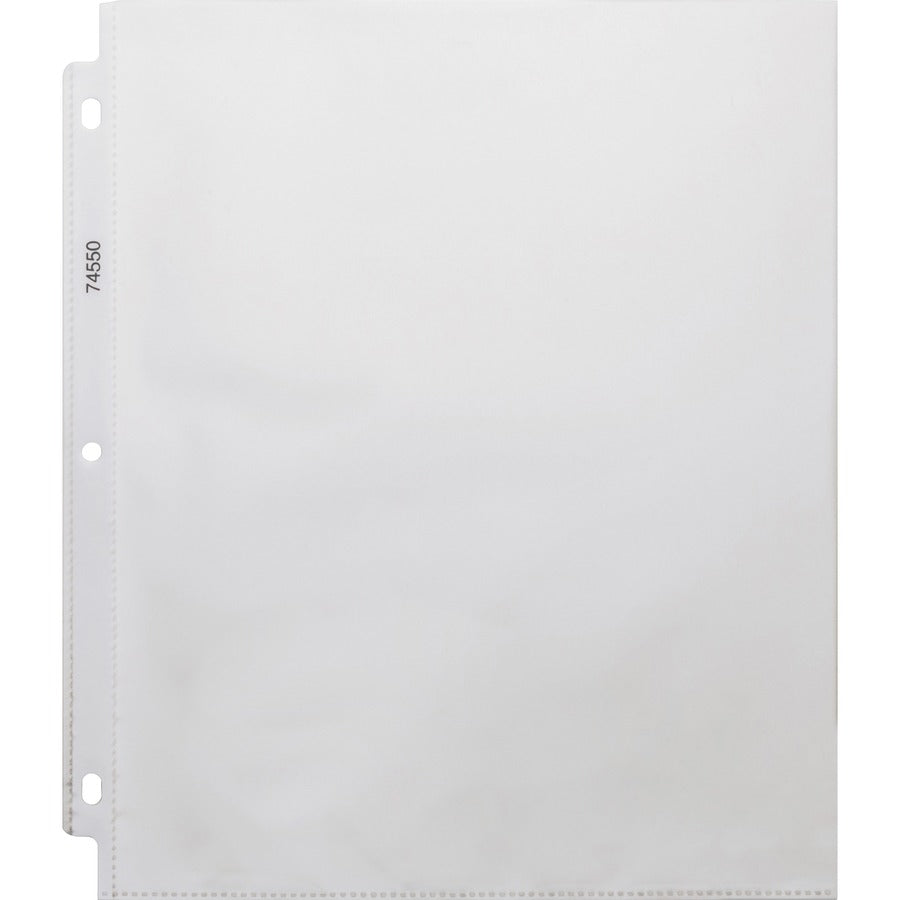 Business Source Top-Loading Poly Sheet Protectors (74550CT)