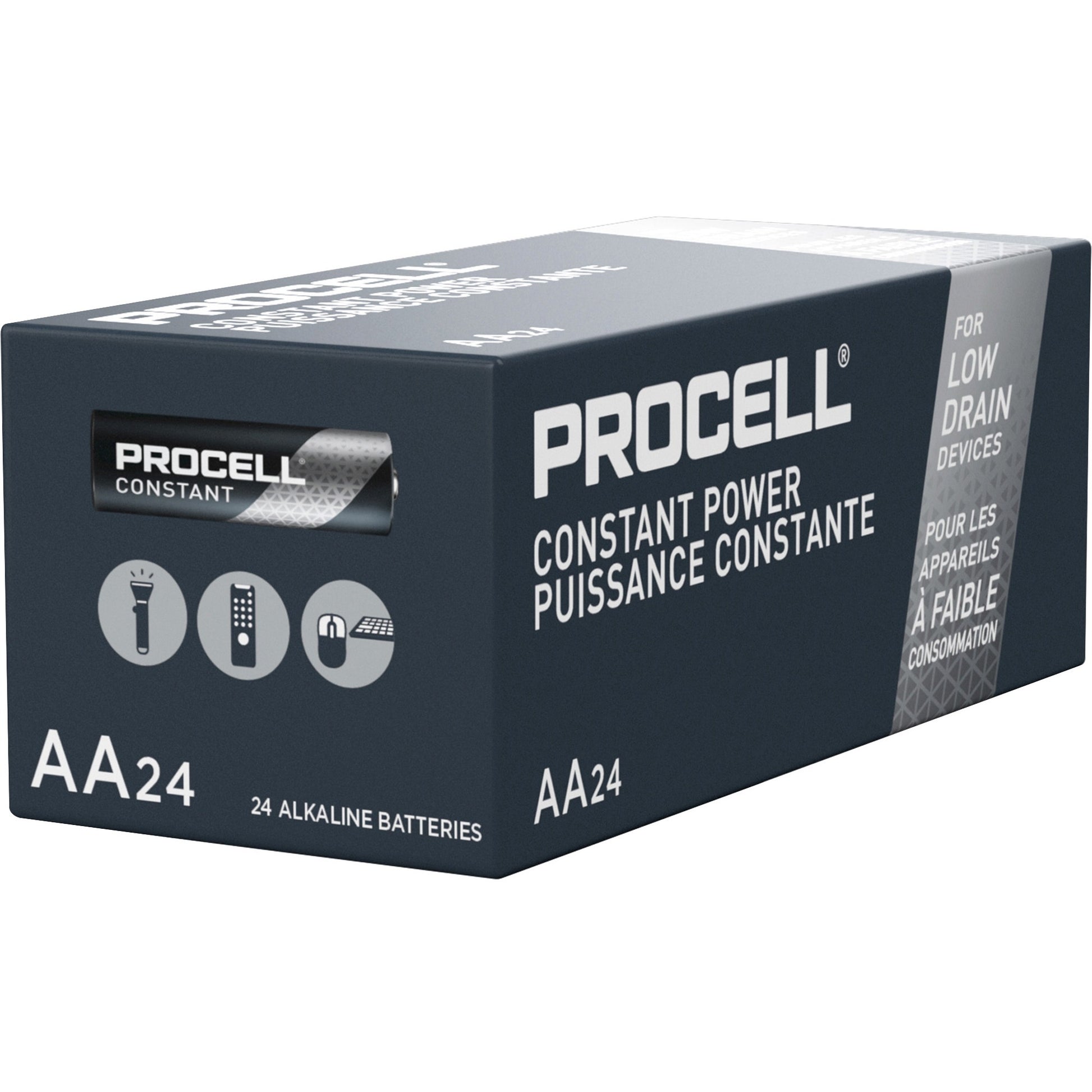 Duracell Procell Alkaline AA Battery Boxes of 24 (PC1500BKDCT)