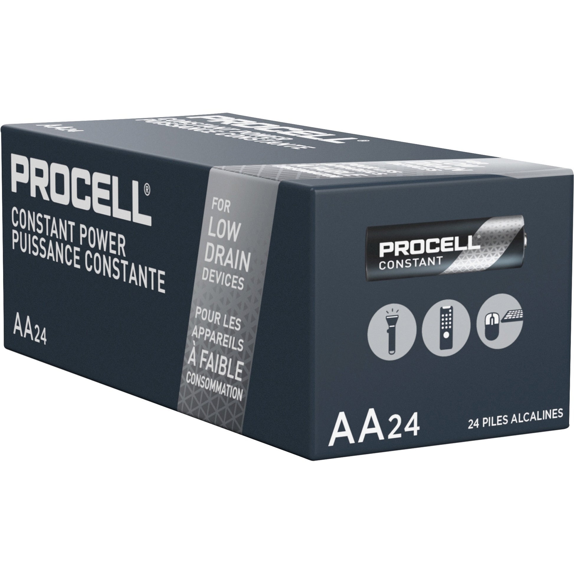 Duracell Procell Alkaline AA Battery Boxes of 24 (PC1500BKDCT)