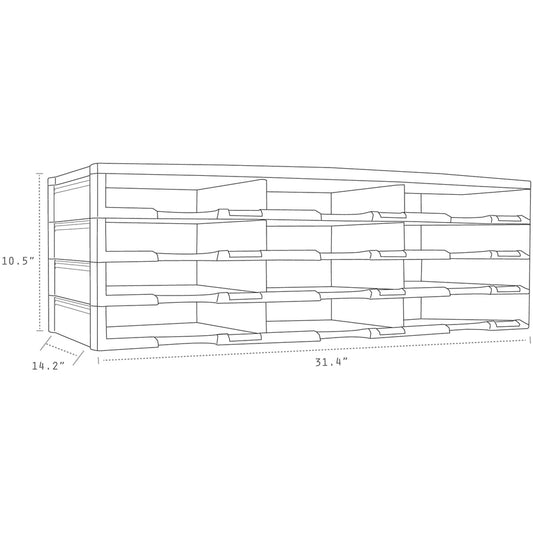 Storex 12-compartment Organizer (61432U01C)