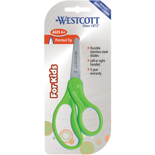 Westcott 5" Pointed Kid Scissors (16657)