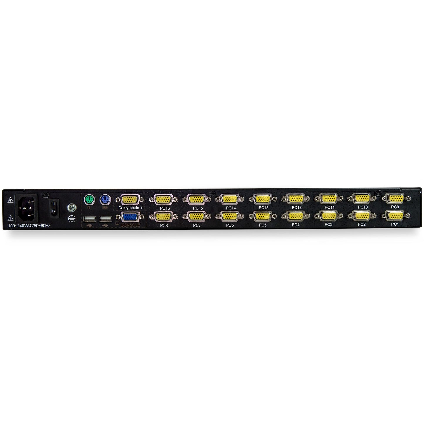 StarTech 16 Port Rackmount Kvm Console W/17in Lcd (RKCONS1716K)