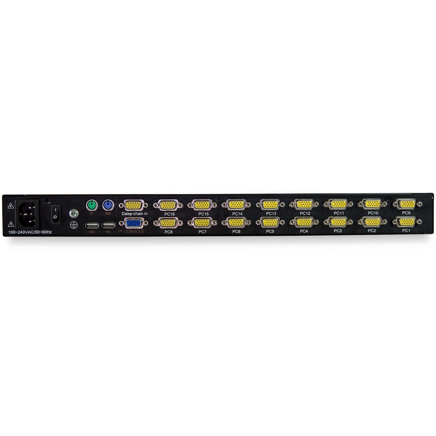 StarTech 16 Port Rackmount Kvm Console W/17in Lcd (RKCONS1716K)