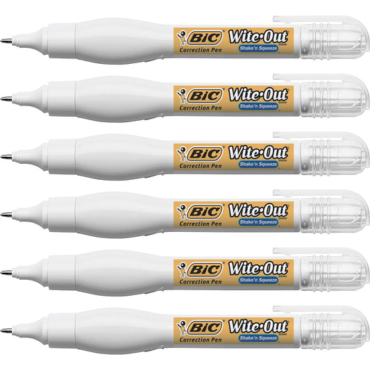 Wite-Out Shake n' Squeeze Correction Pens (WOSQPP11BX)