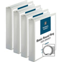 Business Source Round Ring View Binder (09955BD)