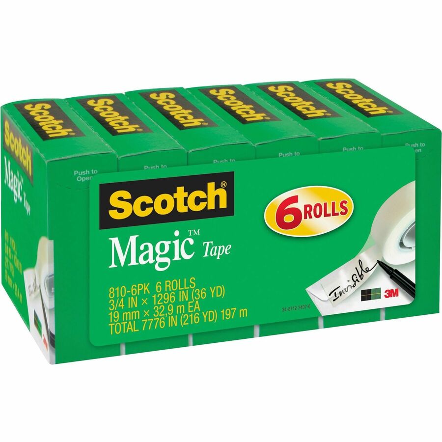 Scotch 3/4"W Magic Tape (8106PKBD)
