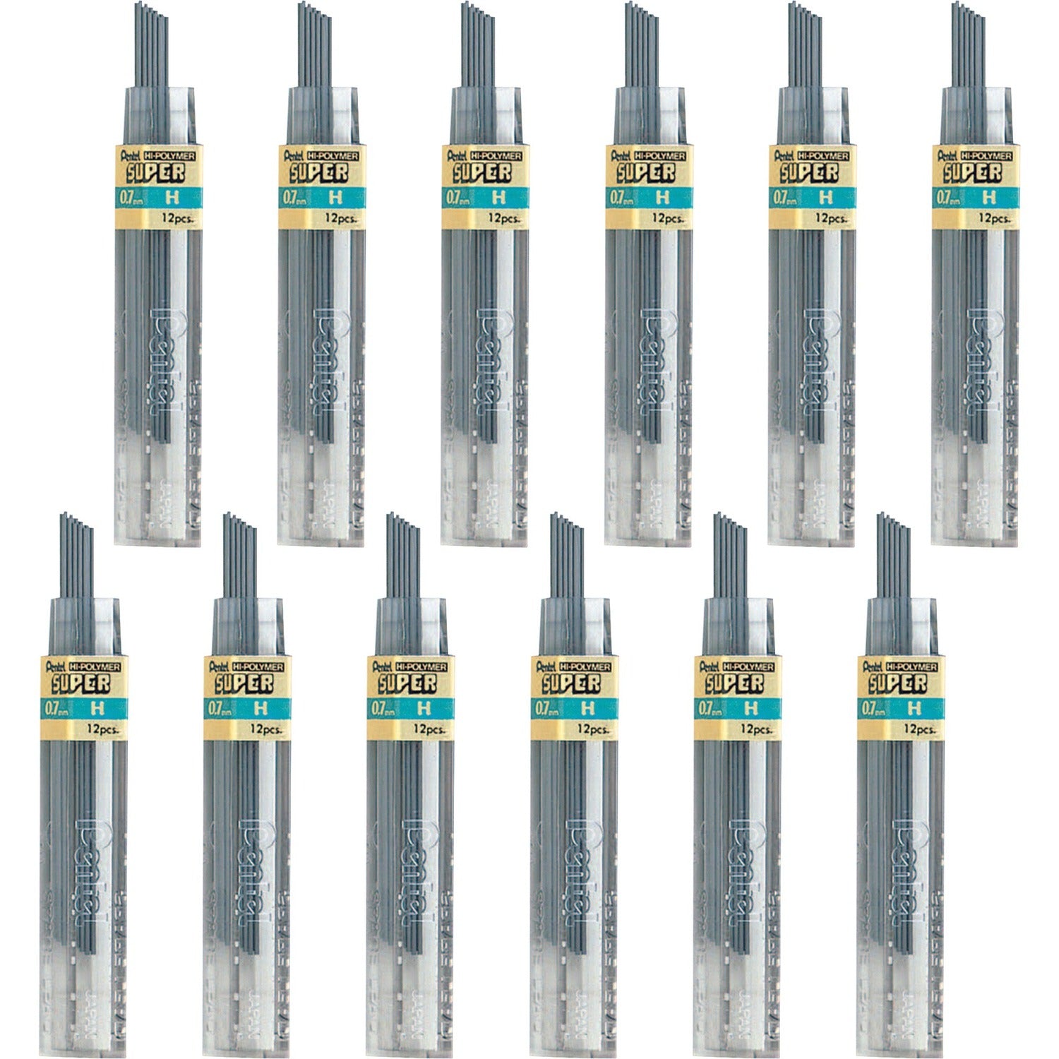 Pentel Super Hi-Polymer Leads (50HBX)