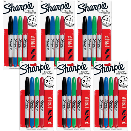 Sharpie Twin Tip Permanent Markers (32174PPBG)