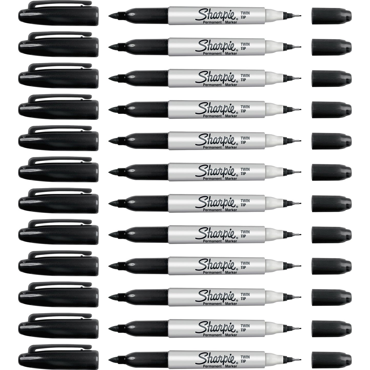 Sharpie Twin Tip Permanent Markers (32201BX)
