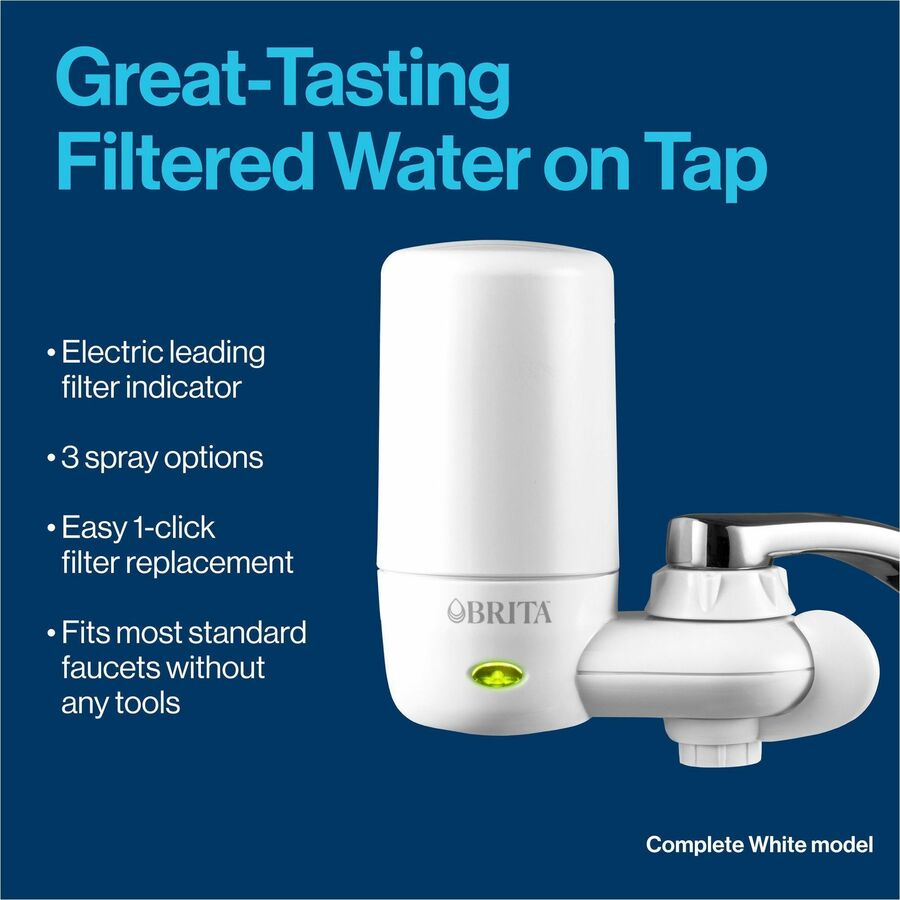 Brita On Tap Water Filtration System Replacement Filters For Faucets (36309)