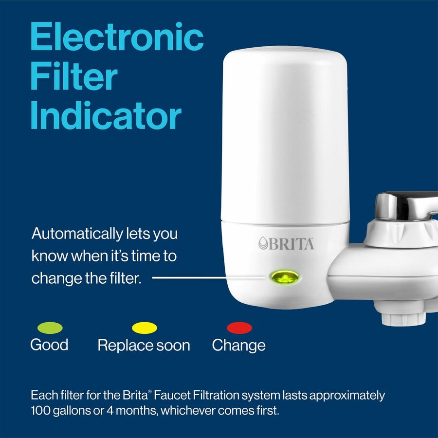 Brita On Tap Water Filtration System Replacement Filters For Faucets (36309)