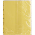Business Source A-Z Clear Plastic Tab Index Dividers (01806)