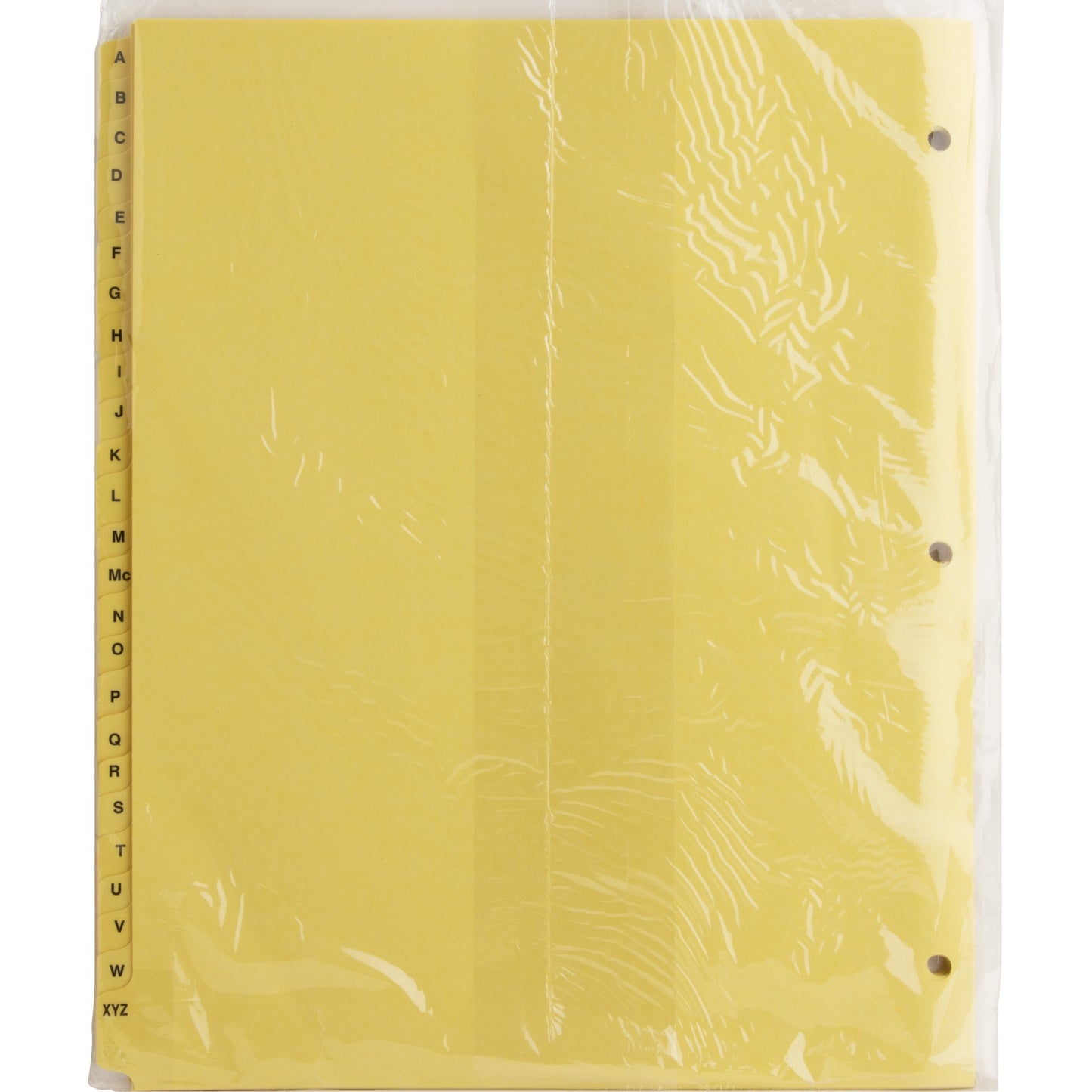 Business Source A-Z Clear Plastic Tab Index Dividers (01806)