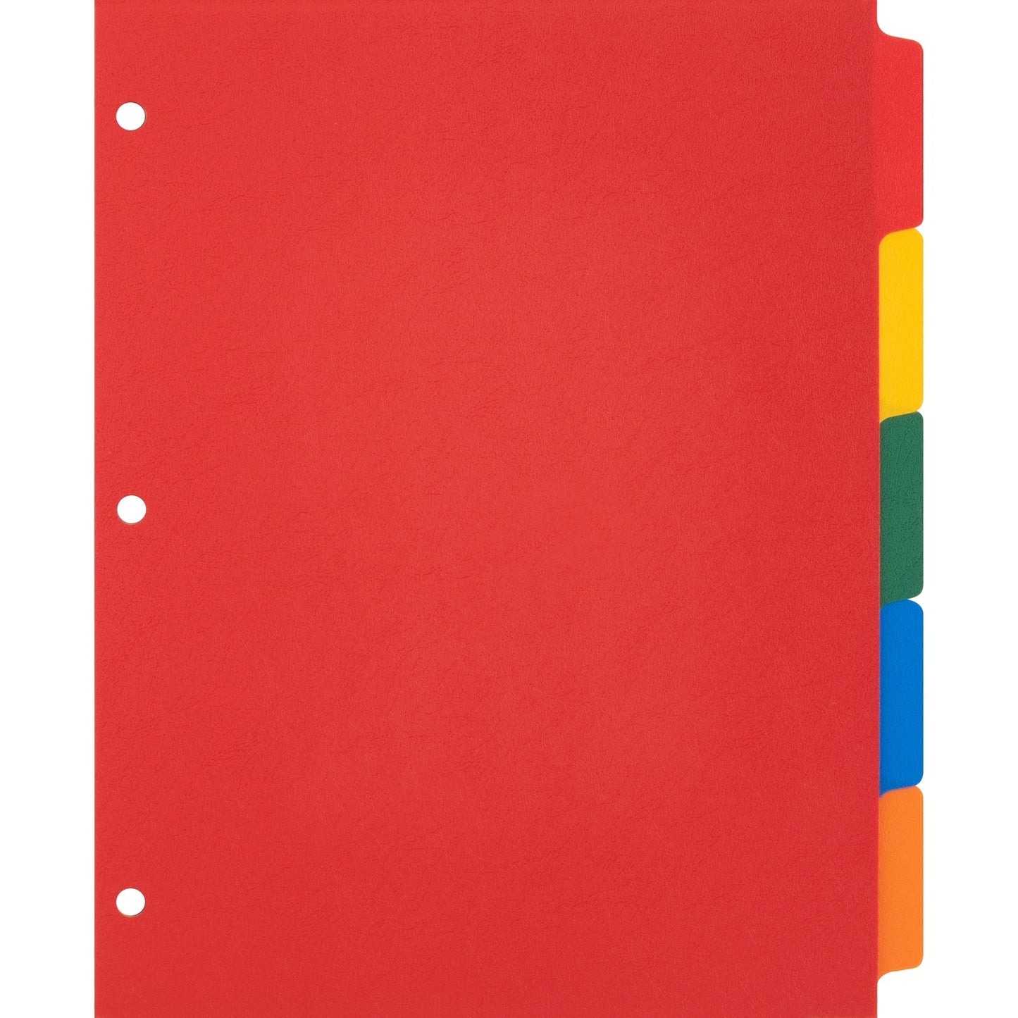 Business Source Plain Tab Color Polyethylene Index Dividers (01809)