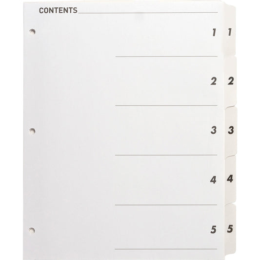 Business Source Table of Content Quick Index Dividers (05852)