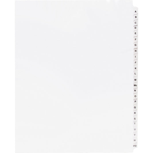 Business Source A-Z Tab Table of Contents Index Dividers (05858)