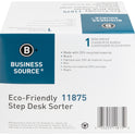 Business Source 6-slot Inclined Desk Step Sorter (11875)