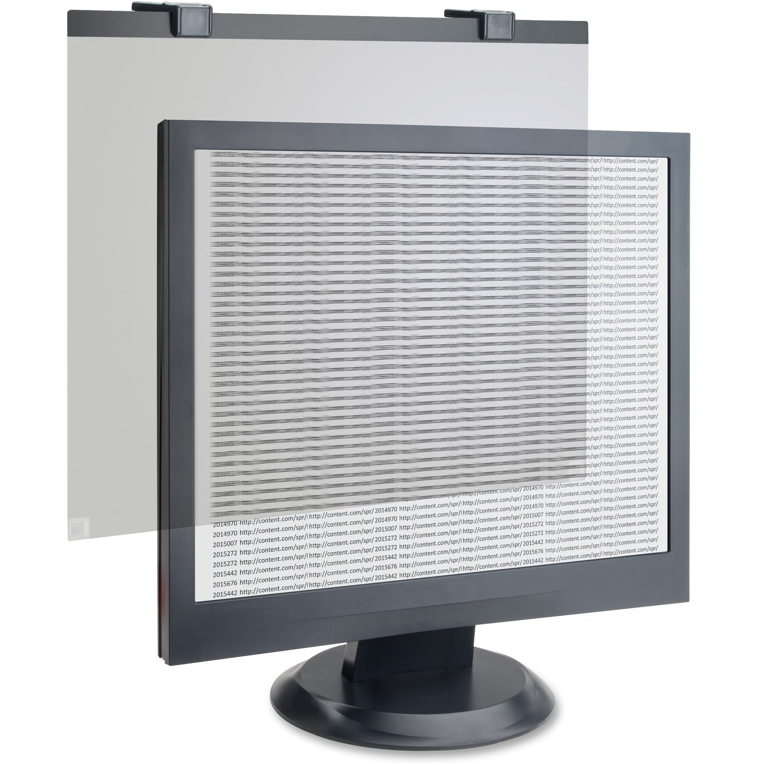 Business Source LCD Privacy/Antiglare Filter Black (20507)