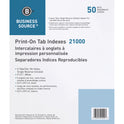 Business Source Tab Printer Economy Index Dividers (21000)