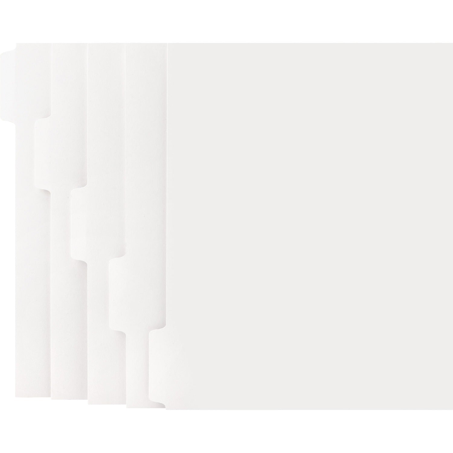 Business Source Straight Collated Print-on Tab Divider (21002)