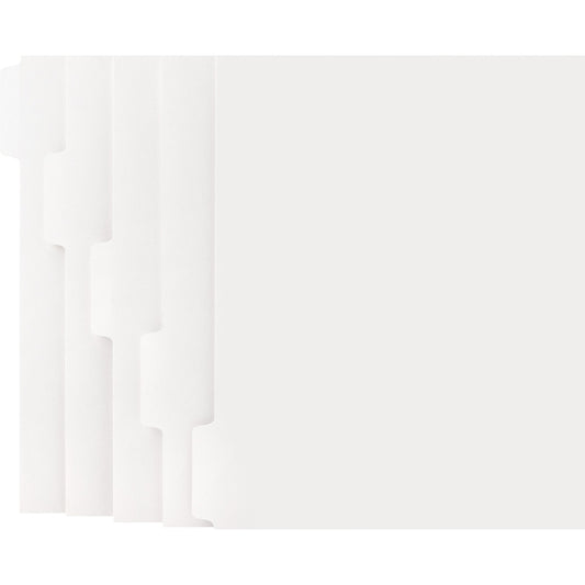 Business Source Straight Collated Print-on Tab Divider (21002)