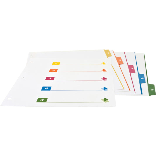 Business Source Color-coded Table of Contents/Tabs Index Dividers (21908)
