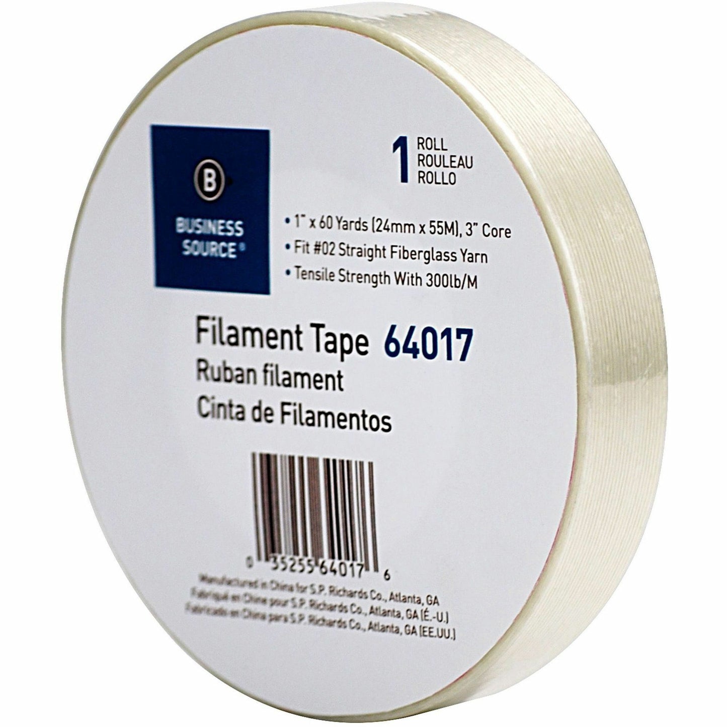 Business Source Heavy-duty Filament Tape (64017)