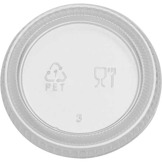 Dixie Portion Cup Lids by GP Pro (PL20CLEAR)