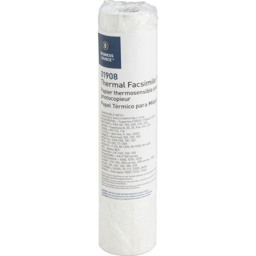 Business Source Thermal Fax Paper Rolls (01908)