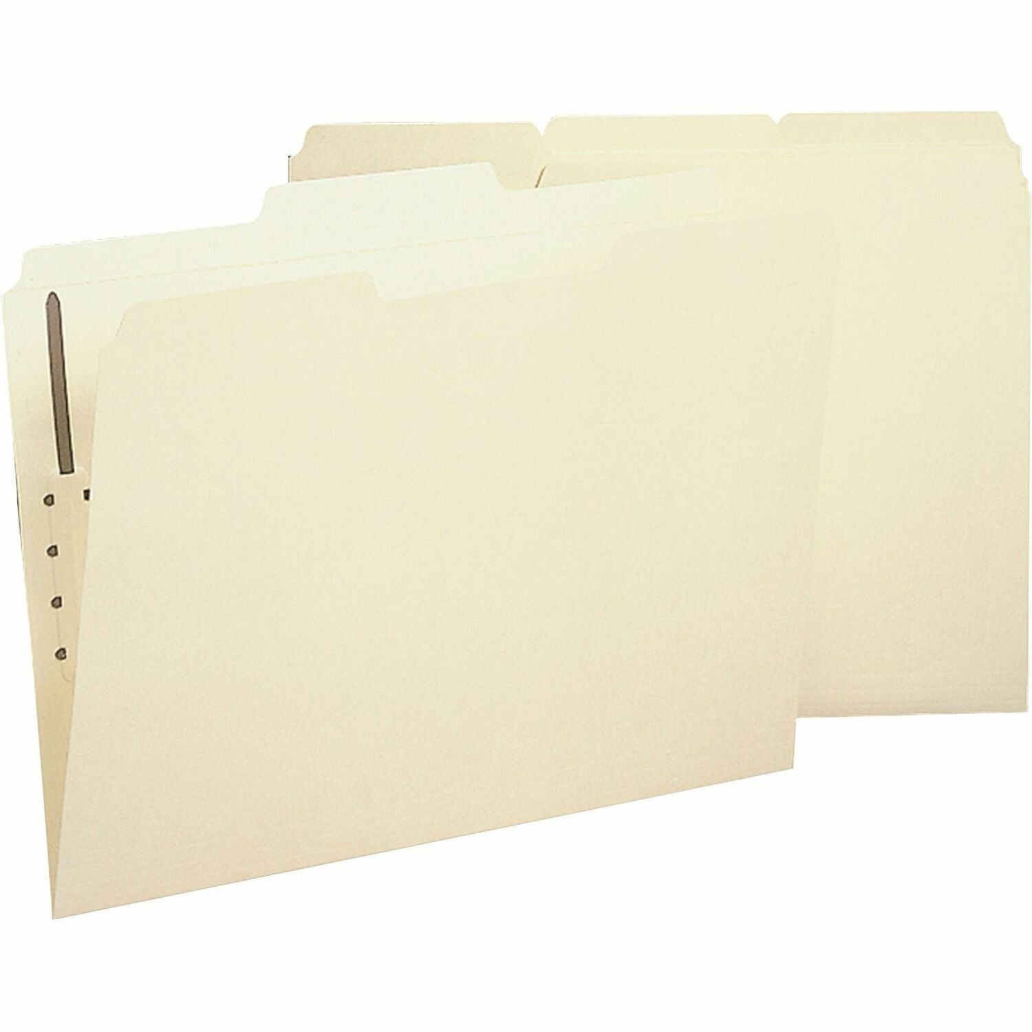 Business Source 1/3 Tab Cut Letter Recycled Fastener Folder (17212)