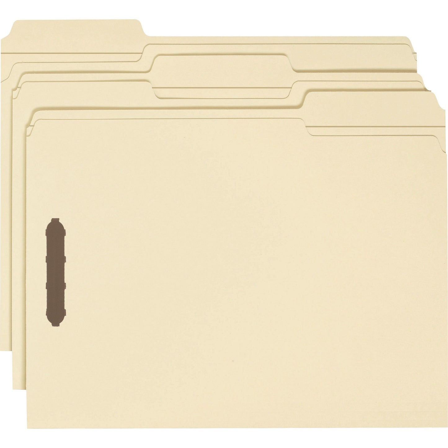 Business Source 1/3 Tab Cut Letter Recycled Fastener Folder (17213)