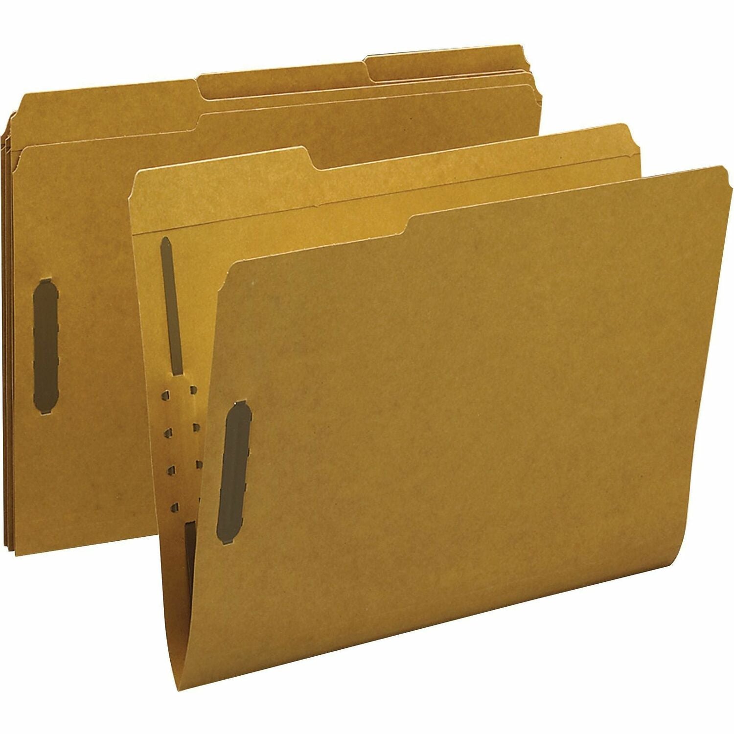 Business Source 1/3 Tab Cut Letter Recycled Fastener Folder (17214)