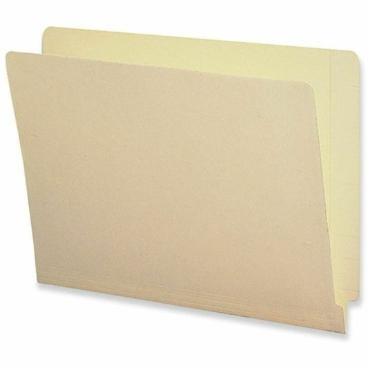 Business Source Straight Tab Cut Letter Recycled End Tab File Folder (17239)