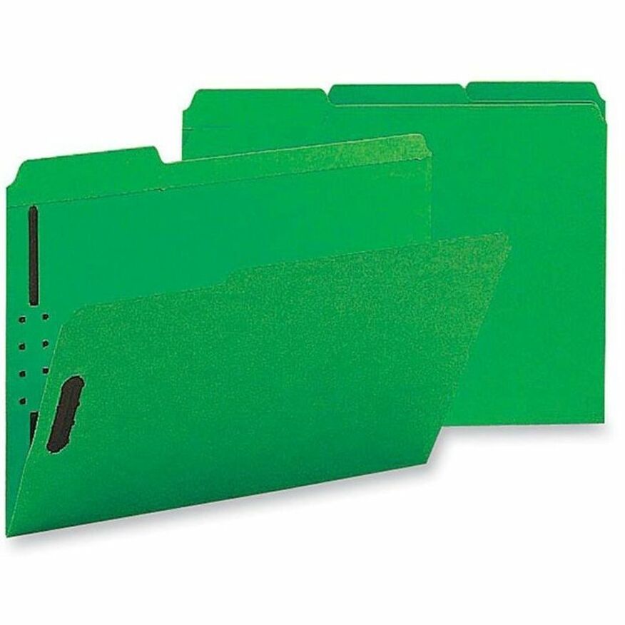 Business Source 1/3 Tab Cut Letter Recycled Fastener Folder (17268)