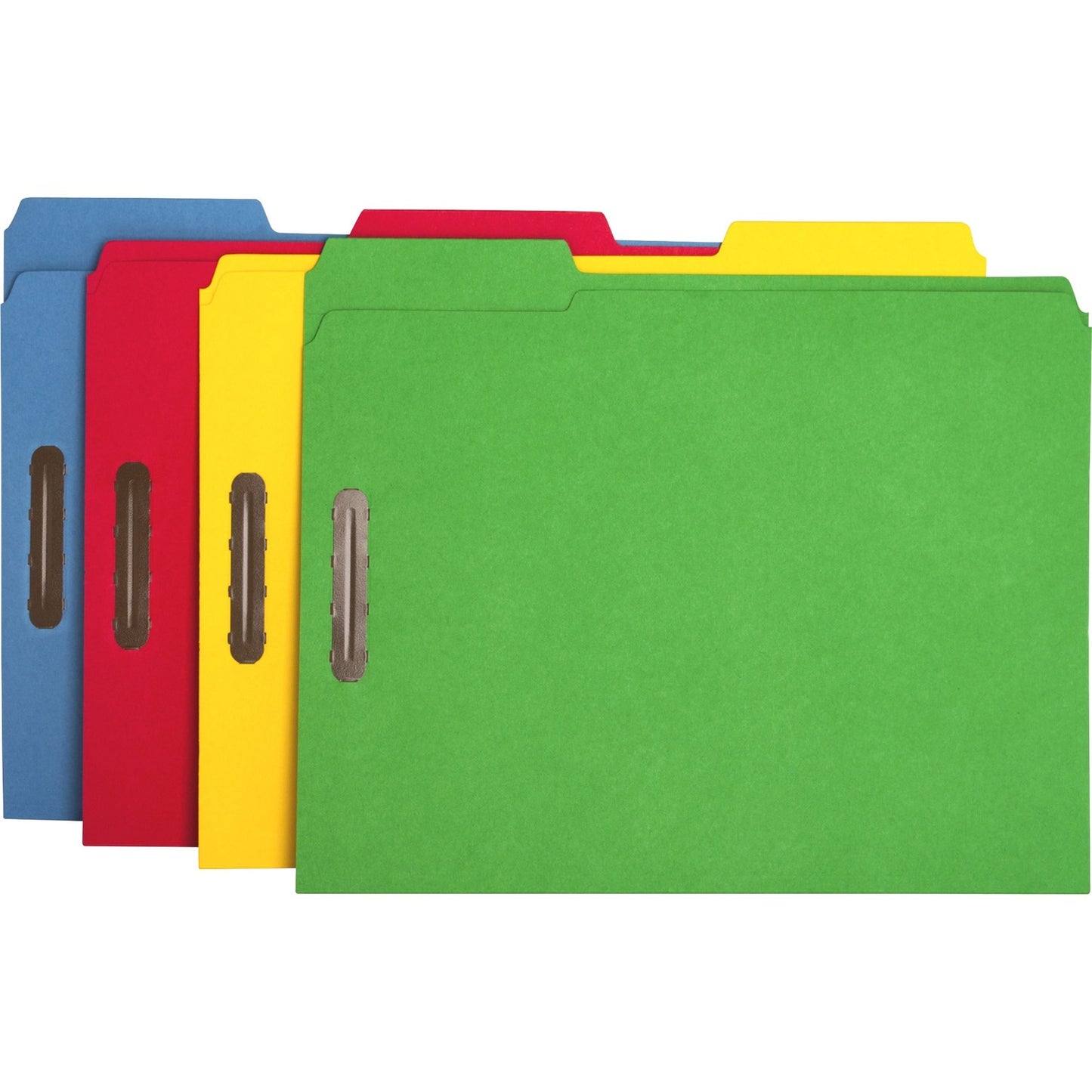 Business Source 1/3 Tab Cut Letter Recycled Fastener Folder (17571)