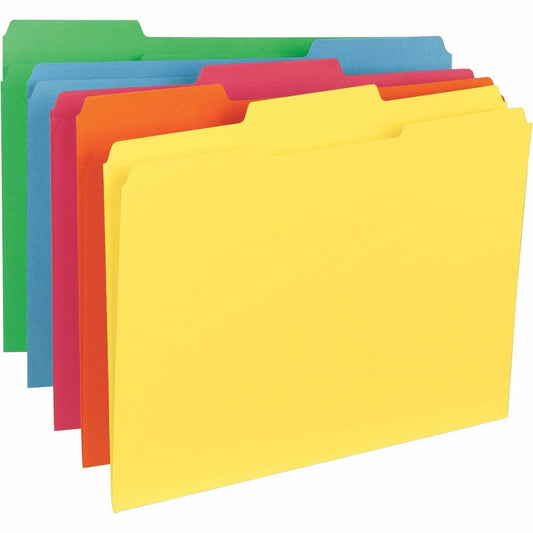 Business Source 1/3 Tab Cut Letter Recycled Classification Folder (21274)