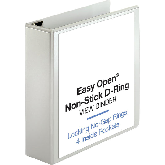 Business Source Locking D-Ring View Binder (26961)