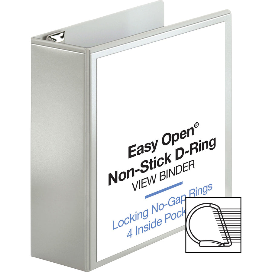 Business Source Locking D-Ring View Binder (26963)