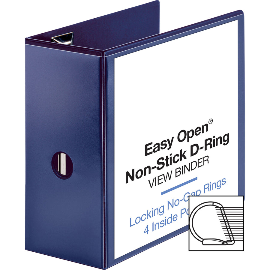 Business Source Navy D-ring Binder (26978)