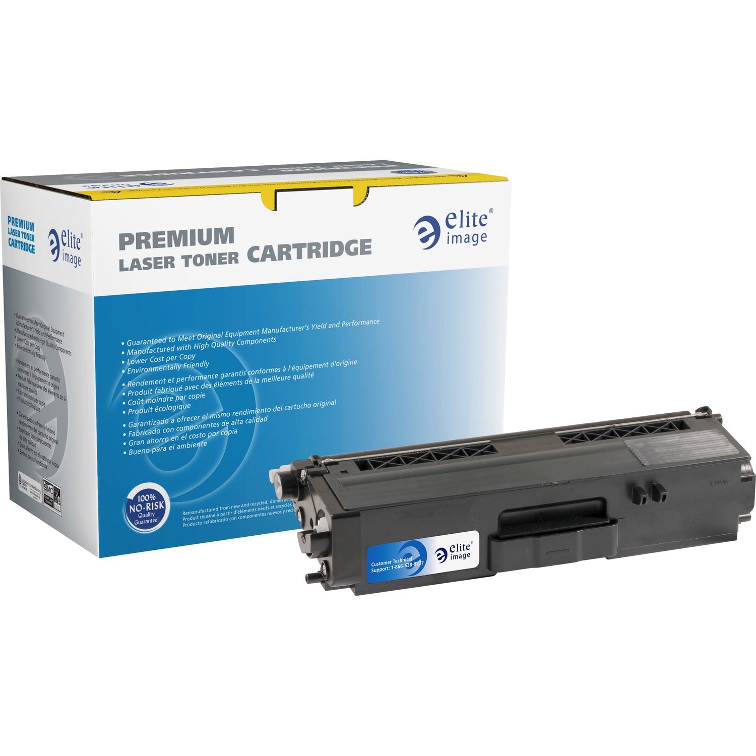 Elite Image Remanufactured Laser Toner Cartridge - Alternative for Brother TN339 - Yellow - 1 Each (76239)
