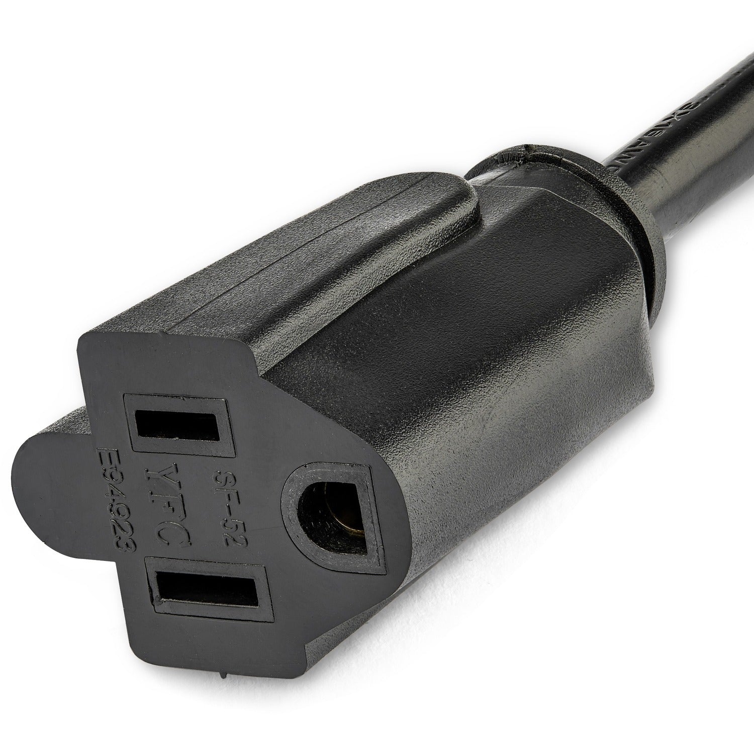 StarTech 1ft Power Extension Cord 5-15p To 5-15r (PAC101R1)