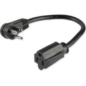 StarTech 1ft Power Extension Cord 5-15p To 5-15r (PAC101R1)