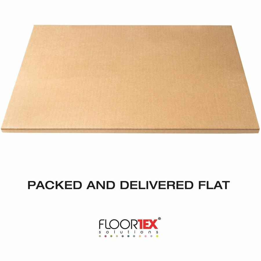  Enhanced Polymer Rectangular Chair Mat with Anti-Slip Backing for Hard Floors - 30" x 48" (ECO123048AEP)