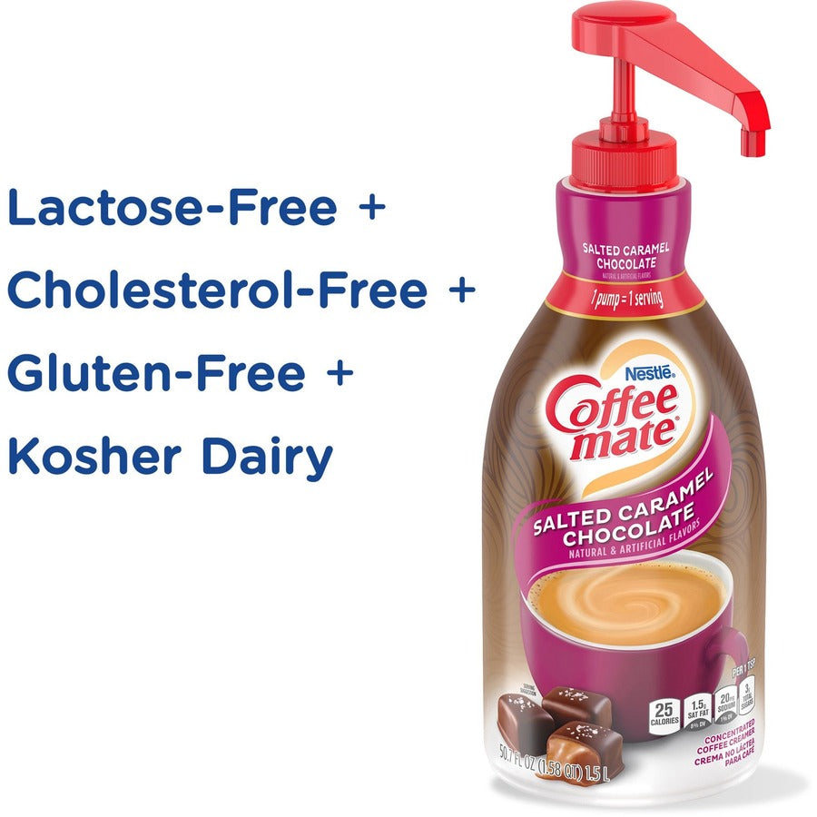 Coffee-mate Coffee mate Salted Caramel Chocolate Liquid Coffee Creamer Pump Bottle (79976CT)